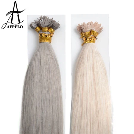 Human Fan Tip Hair Extensions
